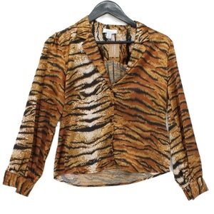 Topshop tiger print blouse